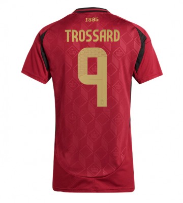 Belgien Leandro Trossard #9 Hjemmebanetrøje Dame EM 2024 Kort ærmer